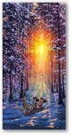 Mickey Mouse Fine Art Mickey Mouse Fine Art Winter Sleigh Ride